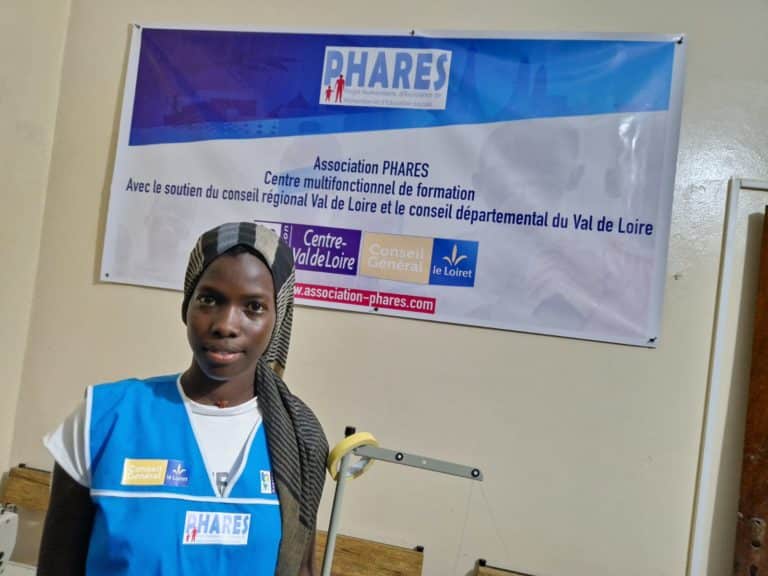 Une talibé en formation